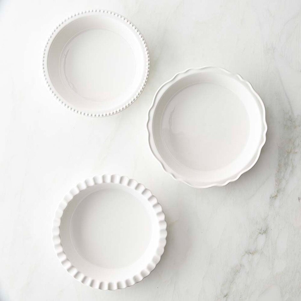 Williams Sonoma Stoneware Pie Dish, Set of 3 Williams Sonoma Australia